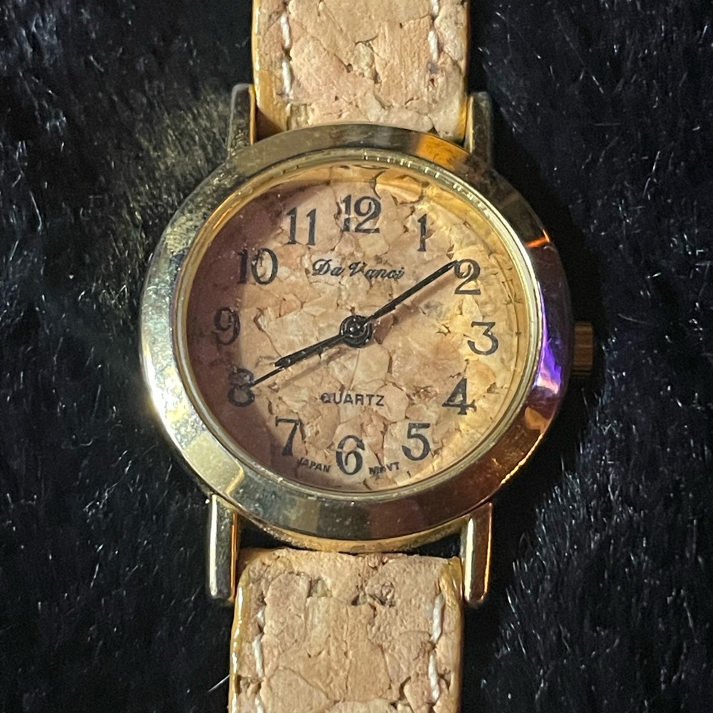 DaVinci Gold and Tan Women's Watch